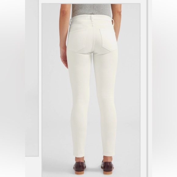 EVERLANE Mid Rise Skinny Women's White Jeans - Picture 2 of 11